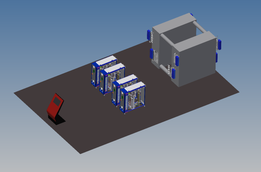 Multiple zone temperature control Robamat Automatisierungstechnik Ges